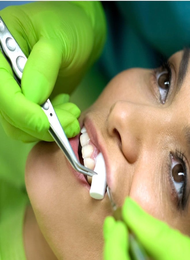 Vakly 100 Dental Cotton Rolls for Mouth Gauze and Nosebleeds Plug Stopper - #2 Medium 1.5" Non-Sterile 100% High Absorbent Blood Clotting Cotton roll (100 Count) - Image 2